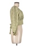 Beyond the Radar Green 3/4 Sleeve Blouse Size M - photo 4