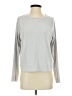 Gap Silver Long Sleeve Top Size S - photo 1