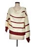 Unbranded 100% Acrylic Stripes Ivory Pullover Sweater Size M - photo 1