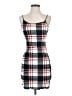 Shein Plaid Black Casual Dress Size 2 - photo 1