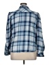 Como Vintage Plaid Blue Long Sleeve Blouse Size XL - photo 2