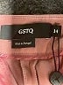 GSTQ Solid Pink Casual Pants Size 14 - photo 3