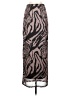 Shein 100% Polyester Animal Print Brown Casual Skirt Size M (tall) - photo 2