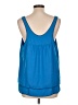 RACHEL Rachel Roy 100% Polyester Blue Tank Top Size L (estimated) - photo 2