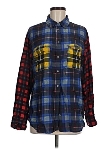 Equipment Long Sleeve Button-Down Shirt (view 1)