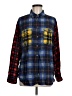 Equipment Plaid Blue Long Sleeve Button-Down Shirt Size M - photo 1