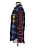 Equipment Plaid Blue Long Sleeve Button-Down Shirt Size M - photo 5