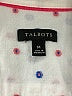 Talbots Polka Dots White Long Sleeve Button-Down Shirt Size M - photo 7