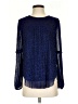 Moulinette Soeurs Blue Long Sleeve Blouse Size S - photo 1