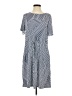 Robert Louis Chevron-herringbone Blue Casual Dress Size S - photo 1