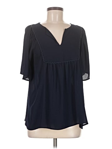 Ann Taylor LOFT Outlet Short Sleeve Blouse (view 1)