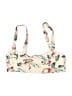 Zaful Floral Ivory Swimsuit Top Size M - photo 1