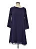 Everly 100% Polyester Solid Purple Casual Dress Size S - photo 1