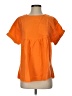 Unbranded 100% Cotton Orange Short Sleeve Blouse Size S - photo 1
