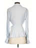 J.Crew 100% Viscose Silver Long Sleeve Blouse Size 4 - photo 2