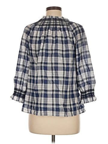 Talbots 3/4 Sleeve Button-Down Shirt (view 2)
