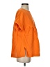 Unbranded 100% Cotton Orange Short Sleeve Blouse Size S - photo 4
