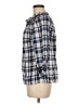 Talbots 100% Cotton Blue 3/4 Sleeve Button-Down Shirt Size M - photo 5