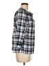 Talbots 100% Cotton Blue 3/4 Sleeve Button-Down Shirt Size M - photo 4