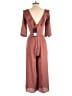 The Fifth Label 100% Polyester Solid Brown Jumpsuit Size S - photo 2