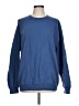 Athletic Works Solid Blue Sweatshirt Size L - photo 1