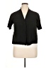Cyrus Black Short Sleeve Blouse Size 1X - photo 1