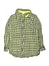 Petit Lem 100% Cotton Checkered-gingham Green Short Sleeve Button-Down Shirt Size 6 - photo 1