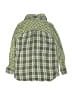 Petit Lem 100% Cotton Checkered-gingham Green Short Sleeve Button-Down Shirt Size 6 - photo 2