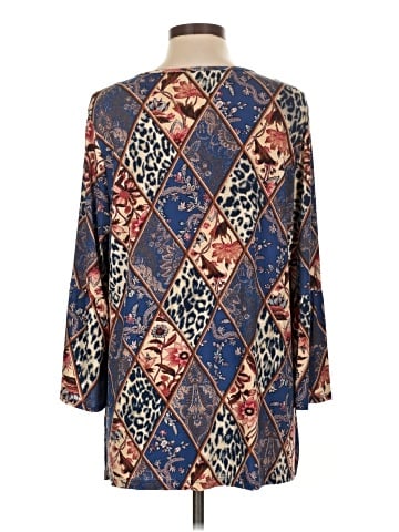 N Touch 3/4 Sleeve Blouse (view 2)