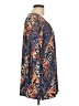 N Touch Blue 3/4 Sleeve Blouse Size L - photo 4