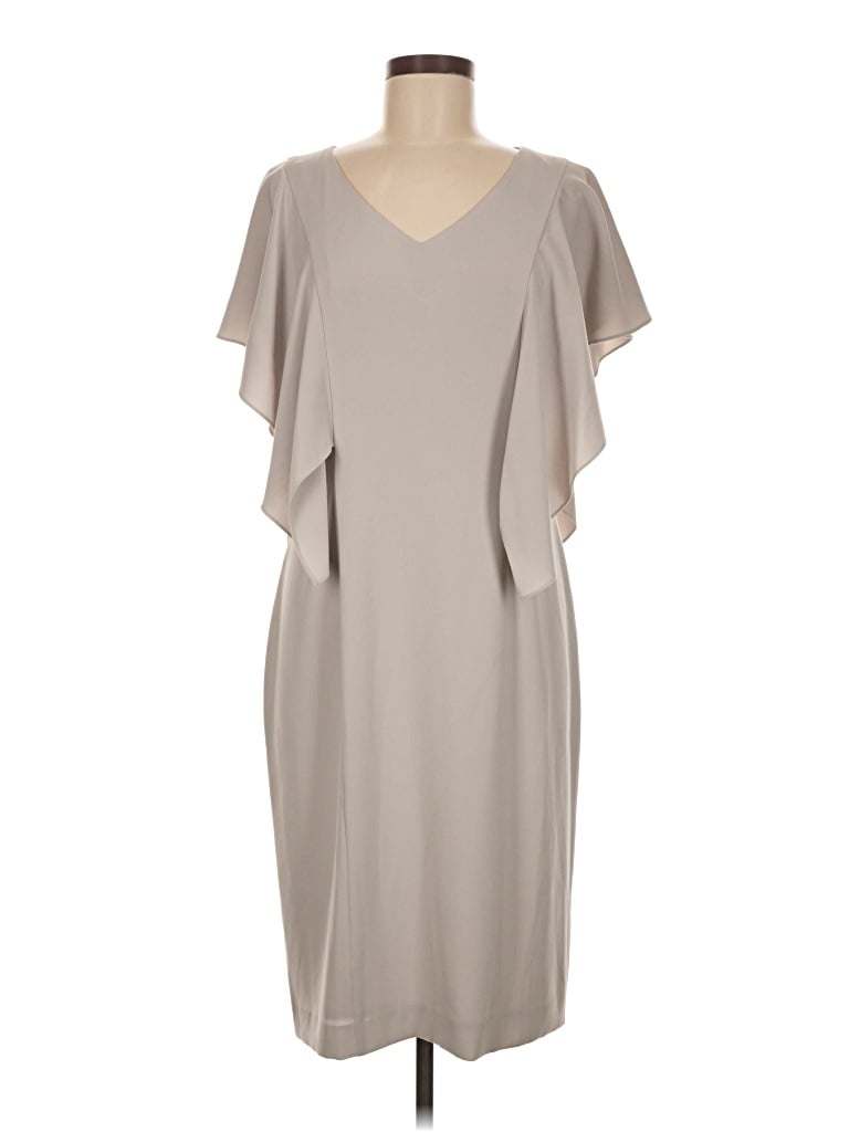 Pre-owned St John Casual Dress In Gray