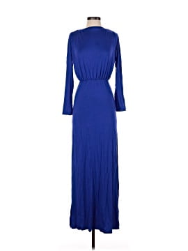 knee length dresses for ladies Giada Navy Lace Deep V Long Sleeve Maxi Dress (Archive Sale)