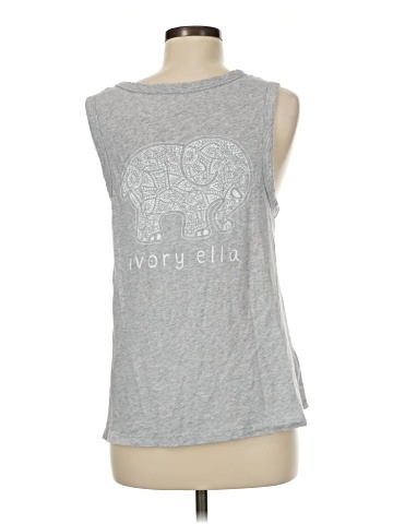 Ivory Ella Sleeveless T-Shirt (view 2)