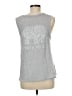 Ivory Ella Silver Gray Sleeveless T-Shirt Size M - photo 2