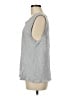 Ivory Ella Silver Gray Sleeveless T-Shirt Size M - photo 5