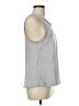 Ivory Ella Silver Gray Sleeveless T-Shirt Size M - photo 4