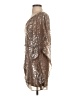 Bebe 100% Polyester Metallic Silver Cocktail Dress Size S - photo 5