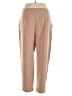 Open Edit Solid Tan Casual Pants Size XL - photo 2