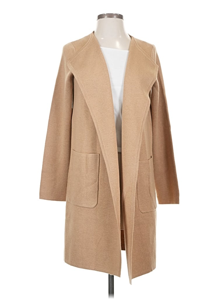 Pre-owned Jcrew Cardigan Sweater In Tan