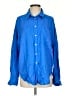 Lindex Blue Long Sleeve Button-Down Shirt Size S - photo 1