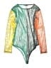 Touch Me 100% Polyester Green Bodysuit Size 2X - photo 2