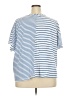 MULTIPLES Stripes Blue Short Sleeve T-Shirt Size 3X - photo 2