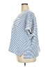 MULTIPLES Stripes Blue Short Sleeve T-Shirt Size 3X - photo 5