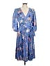 Eliza J 100% Polyester Blue Cocktail Dress Size 8 - photo 1