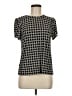 AK Anne Klein Black Short Sleeve Top Size M (petite) - photo 1
