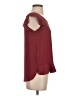 Ann Taylor LOFT 100% Polyester Burgundy Short Sleeve Top Size XS - photo 4