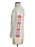 Sundance 100% Rayon White 3/4 Sleeve Blouse Size XS - photo 5