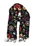 Unbranded Floral Black Scarf One size - photo 1
