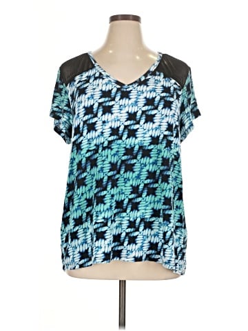 Cable & Gauge Short Sleeve Blouse (view 1)