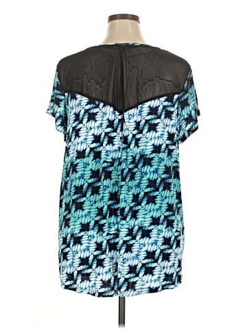 Cable & Gauge Short Sleeve Blouse (view 2)